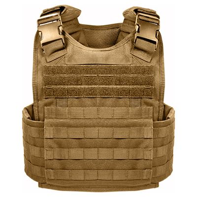 Gilet MOLLE porte-plaques COYOTE