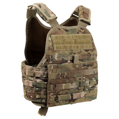 Gilet MOLLE porte-plaques MULTICAM