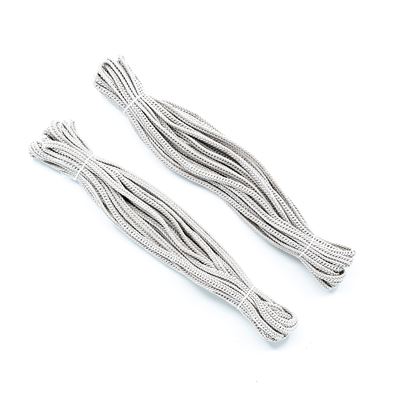 Cordon tressé décoratif « ŠUJTÁŠ » ARGENTÉ NV 5 mm (2 x 10 m)