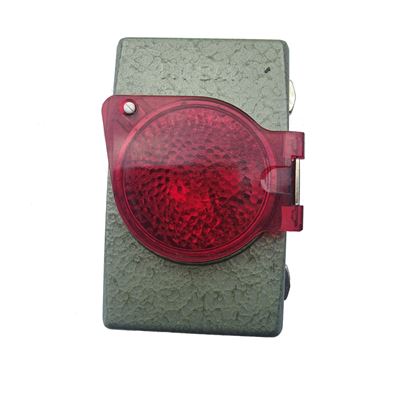 Lampe de police MY DAY avec cache rouge VERTE ET ARGENTÉE