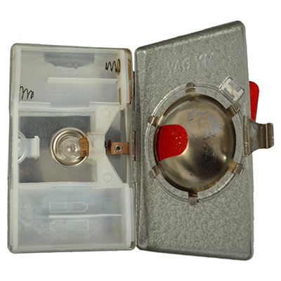 Lampe de police MY DAY avec cache rouge couleur ARGENT Armée tchèque 898151-S 3