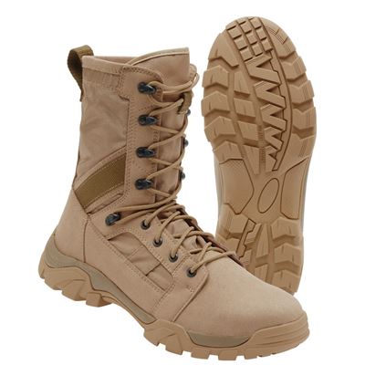 Bottes tactiques DEFENSE hautes CAMEL SABLE