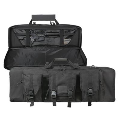 Sac pour fusil avec étuis 90 cm NOIR