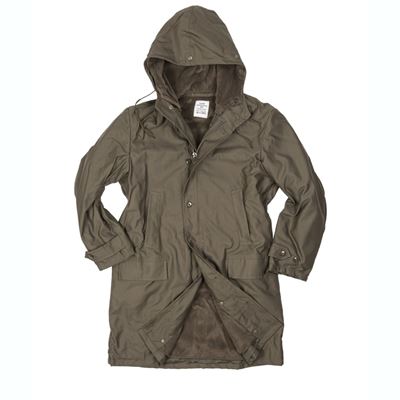 Veste parka BW longue avec doublure VERTE