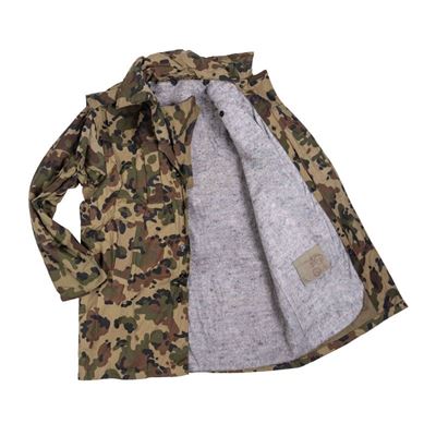 Veste parka camouflage M94 roumaine DALMATIAN CAMO avec doublure, d'occasion Armée roumaine 91013450G 2