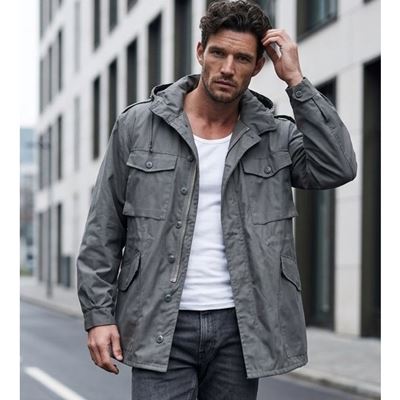Veste parka longue AUSTRIENNE GRISE