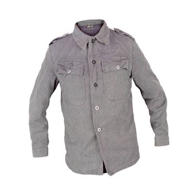 Chemise suisse DENIM de travail GRIS/VERT d'occasion