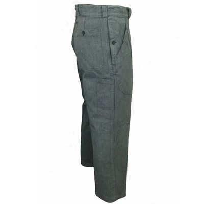Pantalon suisse DENIM de travail GRIS usagé Armée suisse 91050200 2
