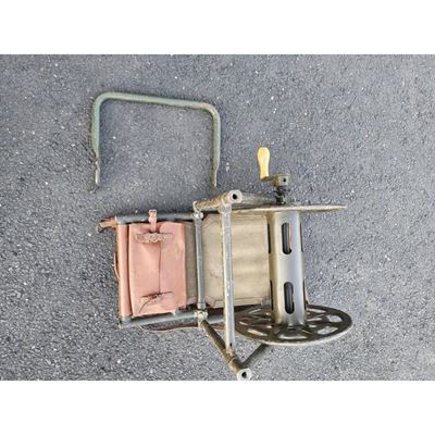 Dérouleur de câble militaire BW à porter sur le dos avec bobine d'occasion Bundeswehr 9105412 3