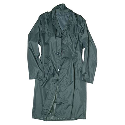 Imperméable suisse GRIS-VERT d'occasion