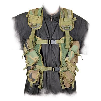 Gilet tactique US LBV 2 WOODLAND d'occasion