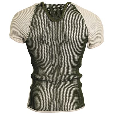 T-shirt danois à manches courtes en maille BLANC-VERT Armée danoise 91109100 2