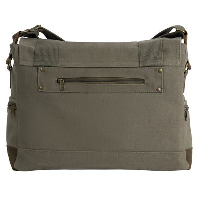 Sac à bandoulière VINTAGE B-15 PILOT MESSENGER VERT ROTHCO 9110OD 2