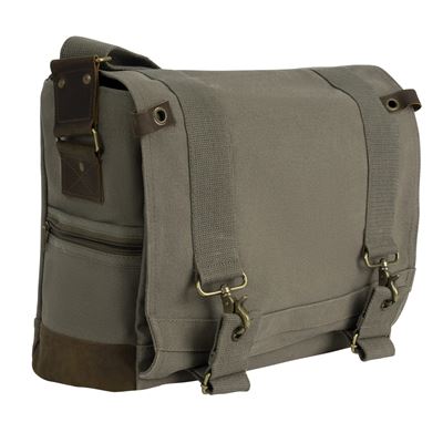 Sac à bandoulière VINTAGE B-15 PILOT MESSENGER VERT