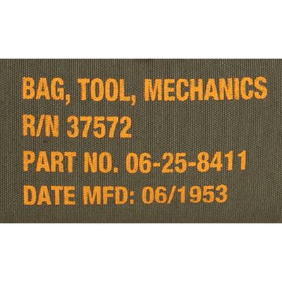 Sac GI MECHANICS TOOL en toile VERTE ROTHCO 9114 4