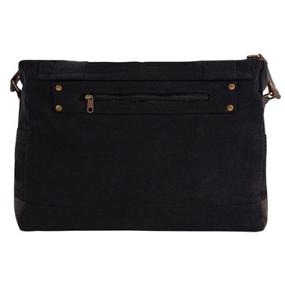 Sac à bandoulière VINTAGE B-15 PILOT MESSENGER NOIR ROTHCO 9117 2