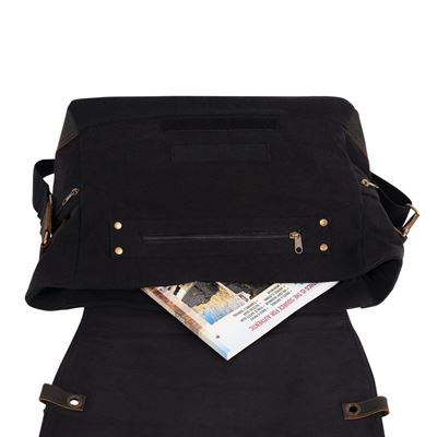 Sac à bandoulière VINTAGE B-15 PILOT MESSENGER NOIR ROTHCO 9117 3