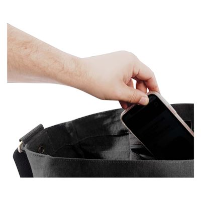 Sac à bandoulière VINTAGE 38 x 28 x 15 cm GRIS FONCÉ ROTHCO 91180 3