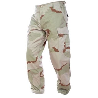 Pantalon US BDU de campagne 3-COL DESERT rip-stop d'occasion