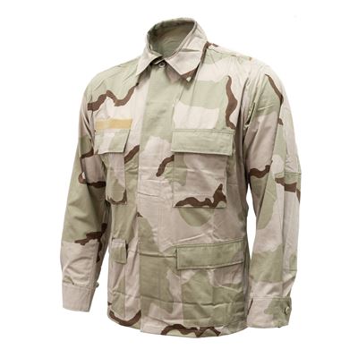 Blouse US type BDU 3-COL DESERT rip-stop originale d'occasion