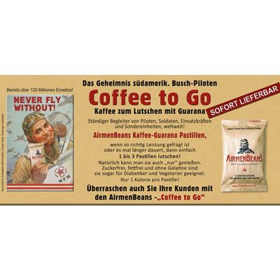 Pastilles de café avec caféine AirmenBeans® en paquet de 21 pièces  912001 3