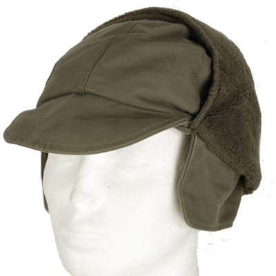 Casquette BW d'hiver avec visière VERTE d'occasion