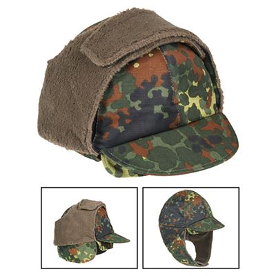 Casquette BW d'hiver avec visière FLECKTARN d'occasion