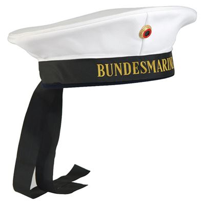 Casquette BW MATROSEN avec inscription BÍLÁ usagée