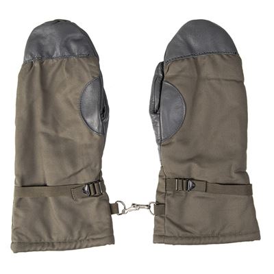 Gants BW mitaines doublées VERT usagés Bundeswehr 91258800 3