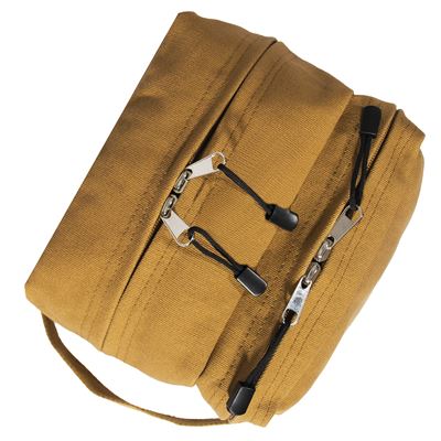 Sac de voyage avec deux poches pour les articles de toilette COYOTE BROWN