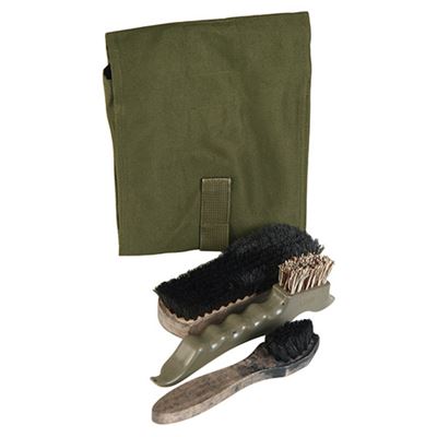 Lot de 3 brosses de nettoyage pour chaussures, fabrication néerlandaise