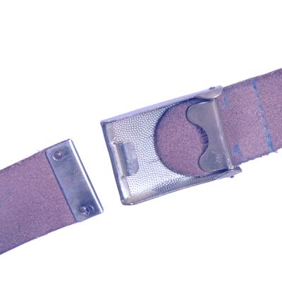 Ceinture BW en cuir NOIRE d'occasion Bundeswehr 91310102 2