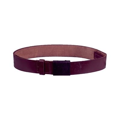Ceinture ROUMAINE en cuir avec boucle, d'occasion