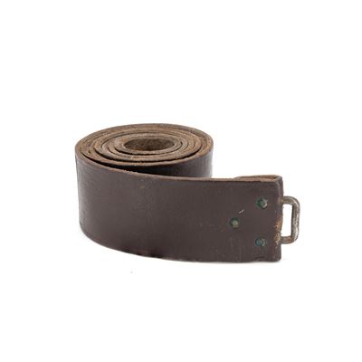 Ceinture AČR en cuir 45 mm sans boucle MARRON d'occasion