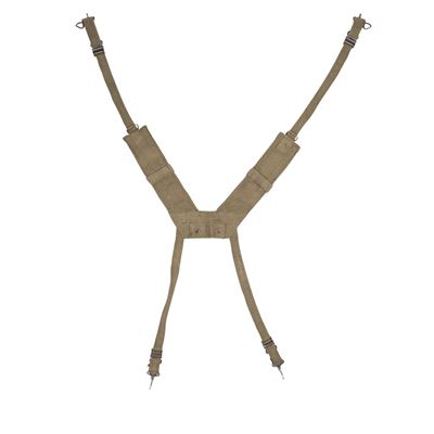 Bretelles harnais belges H modèle M56 original VERT Armée belge 91351610 2