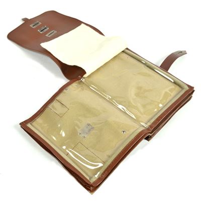 Sacoche pour cartes NVA en similicuir MARRON d'occasion Armée NVA/DDR 91373500 3