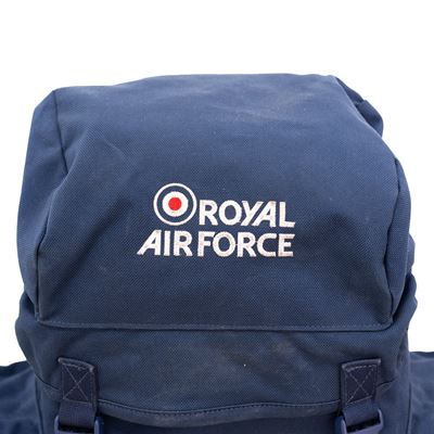 Batoh BRITSKÝ RAF medium MODRÝ použitý bílý nápis Armée britannique 91403664 2