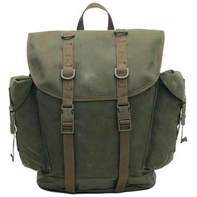 Sac à dos BW montagne VERT original fond caoutchouté d'occasion