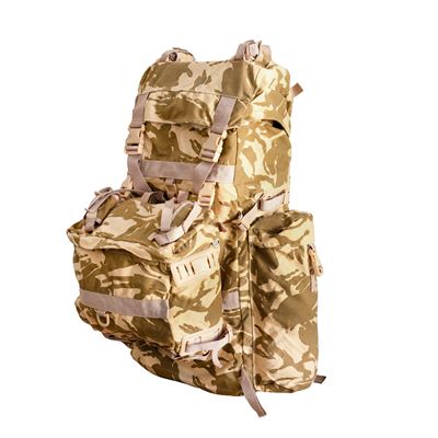 Grand sac à dos roumain DESERT utilisé avec cadre sable