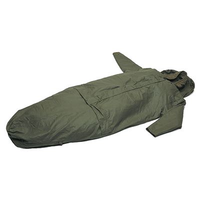 Sac de couchage BW deux pièces avec manches VERT d'occasion