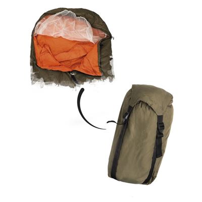 Sac de couchage AČR PZ 2000 été VERT-ORANGE d'occasion Armée tchèque 860450502G 3