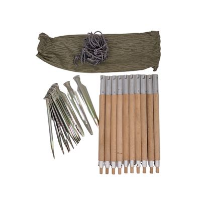 Jeu de piquets et de tiges pour la construction d'une tente pour les bâches NVA Armée NVA/DDR 91424405 5