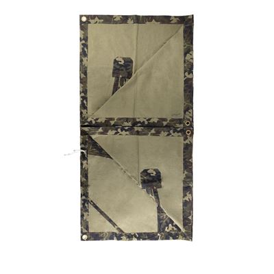 Toile carrée M90 roumaine MOZAIC CAMO LEAF Armée roumaine 91425600 2