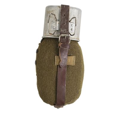 Bouteille de terrain ALU avec goulot et étui roumain usagé Armée roumaine 91451530 3