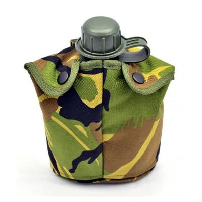 Bouteille de campagne hollandaise avec goulot et étui DPM usagée Armée néerlandaise 91452000 3