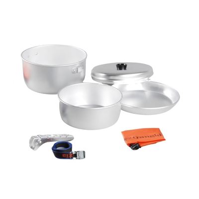 Set de vaisselle 5 pièces ALU KSK Trangia, comme neuf