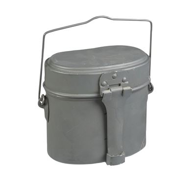 Vaisselle de campagne /bouilloire/ NVA ALU GRIS