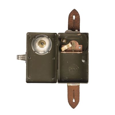 Lampe POLSKÁ verre rond VERT d'occasion Armée polonaise 626385-4 2