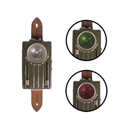 Lampe POLSKÁ verre rond VERT d'occasion Armée polonaise 626385-4 3