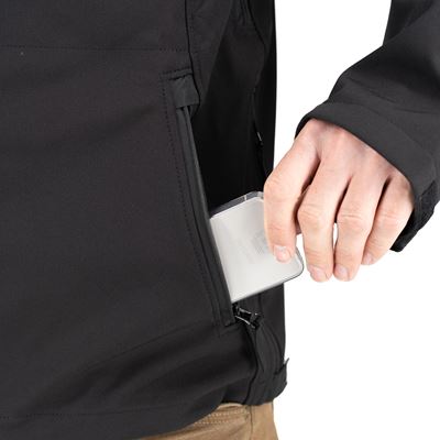 Veste softshell à capuche 2012 pour policiers militaires NOIRE Armée tchèque 9156901 4